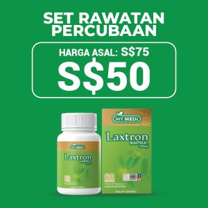 PAKEJ PERCUBAAN - 1 LAXTRON KAPSUL