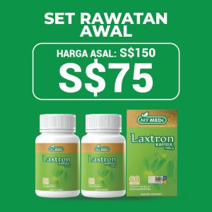 PAKEJ AWAL - 2 LAXTRON KAPSUL